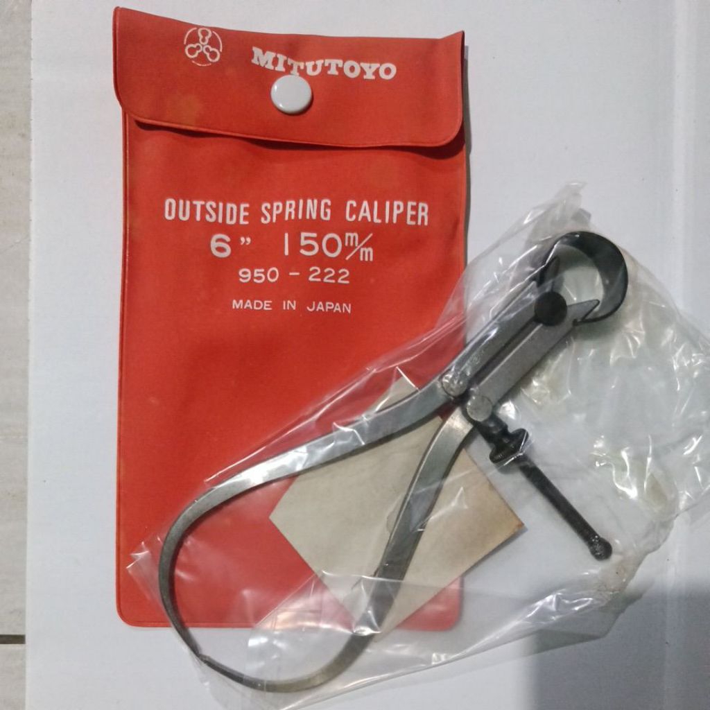 Jual outside spring caliper mitutoyo 950 - 222 6inchi / 150mm jangka ...