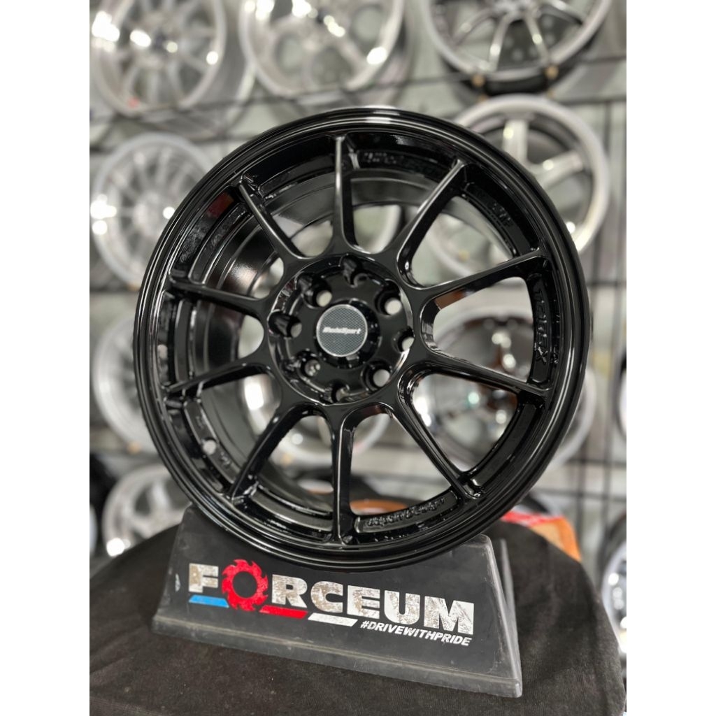 Jual velg wedsport tc105 r15 black glossy lebar 7 et40 kondisi baru ...