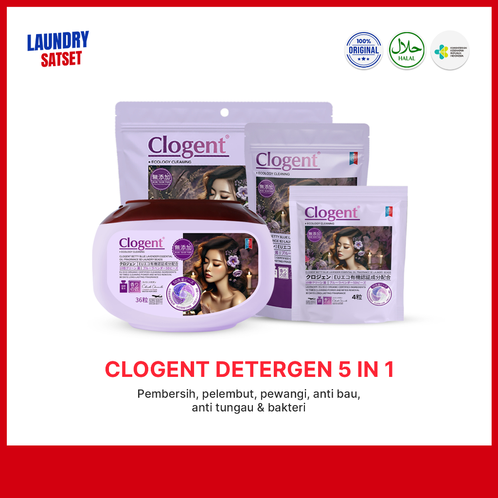 Jual Clogent Laundry Pods 5in1 Detergent Kapsul Sabun Cuci Baju Gel ...