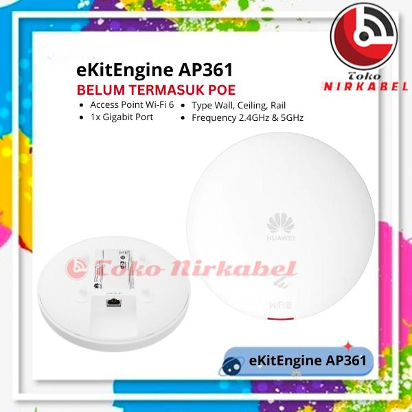 Jual Huawei eKitEngine AP361 | Wi-Fi 6 802.11ax Indoor Ceiling access ...