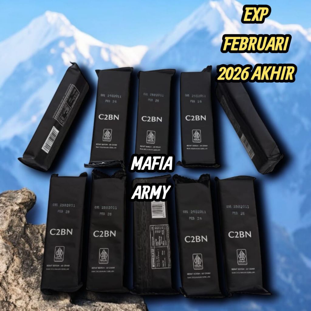 Jual RANSUM TNI C2BN COKLAT FRESH DAN HALAL ASLI JATAH TNI / BISKUIT ...