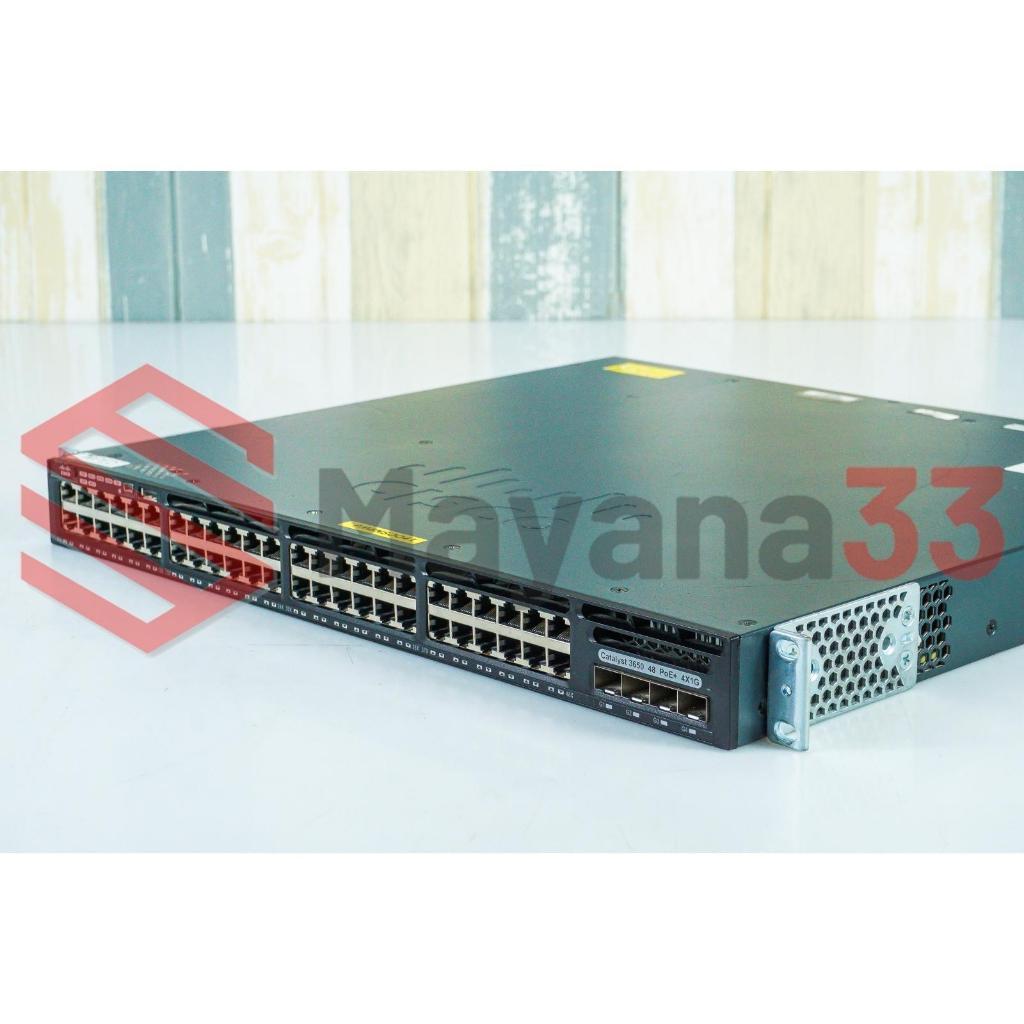 Jual Switch Cisco Catalyst 3650 WS-C3650-48FS-S PoE+ 48 Port Gigabit ...