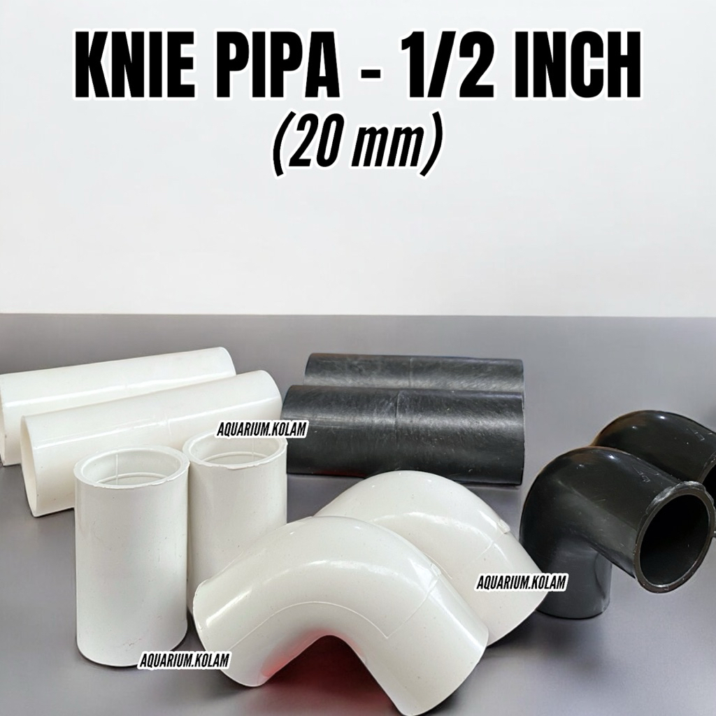 Jual Sambungan Pipa PVC uPVC L T 1/2 Inci (20mm) Kualitas Premium ...