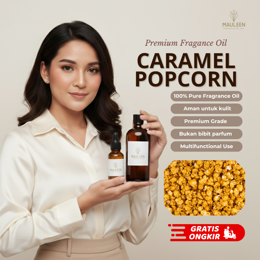 Jual CARAMEL POPCORN - Fragrance Oil Premium 100% Pure - by MAULEEN ...