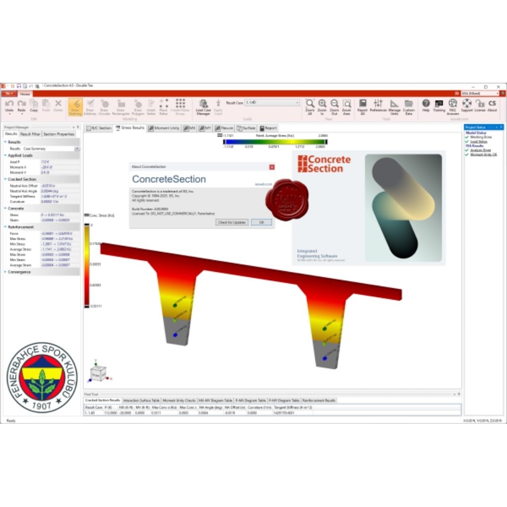 Jual Software IES ConcreteSection v4 & IES VisualAnalysis v23 versi ...