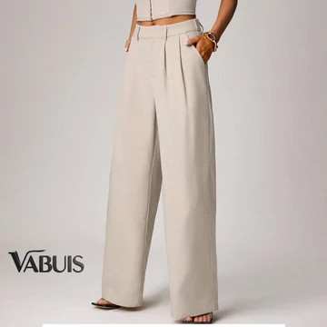 Vabuis Diora Highwaist Pants Kulot Straight Cut Pants Wanita