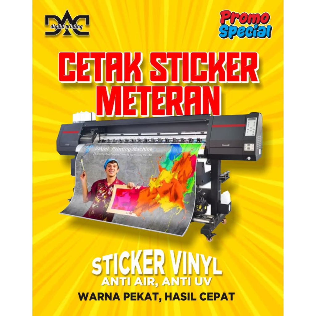 Jual Cetak Sticker Vinyl Meteran | Custom Stiker Meteran | Sticker ...