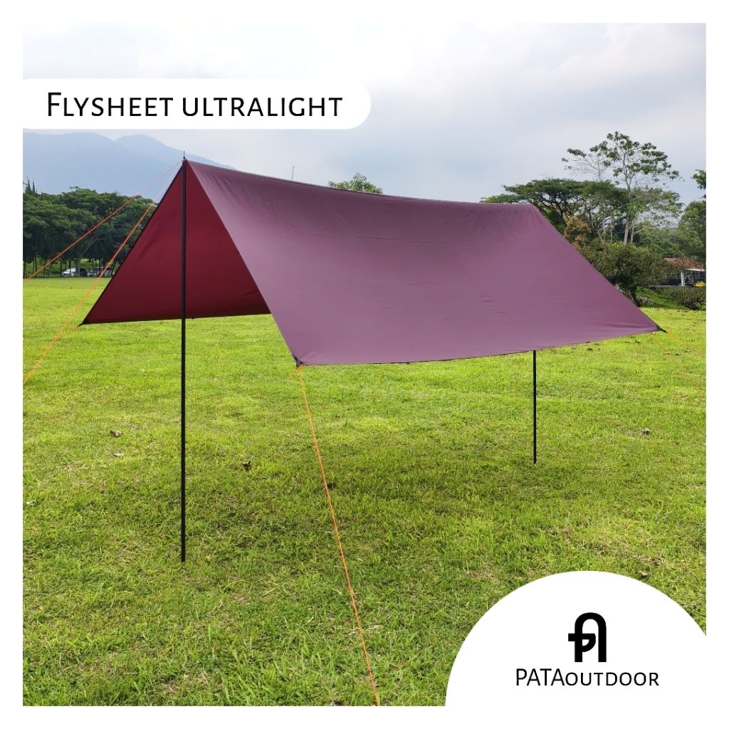 Jual Flysheet Nylon Mini Ripstop 15D 3x3 (16 Loop) – Shelter Canopy ...