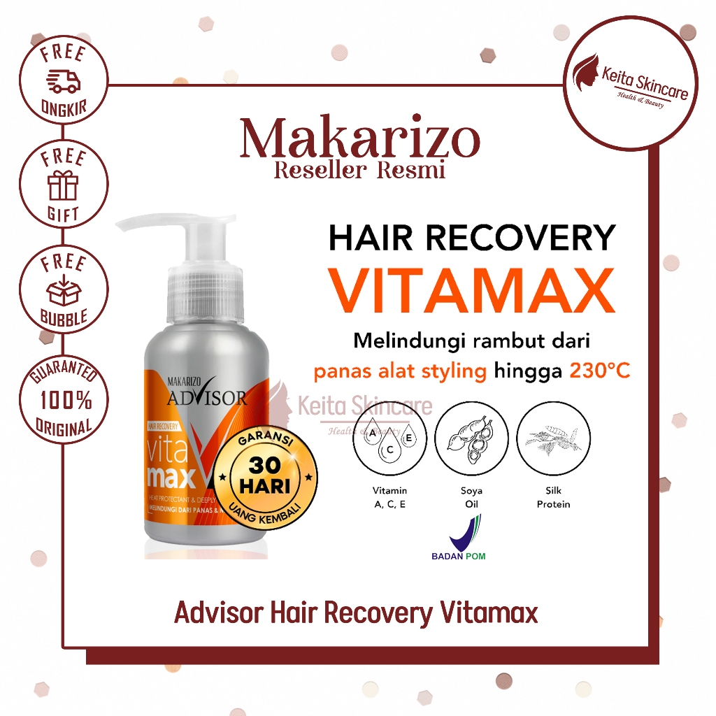 Jual MAKARIZO Advisor Hair Recovery Vitamax 50mL - Vitamin Rambut ...