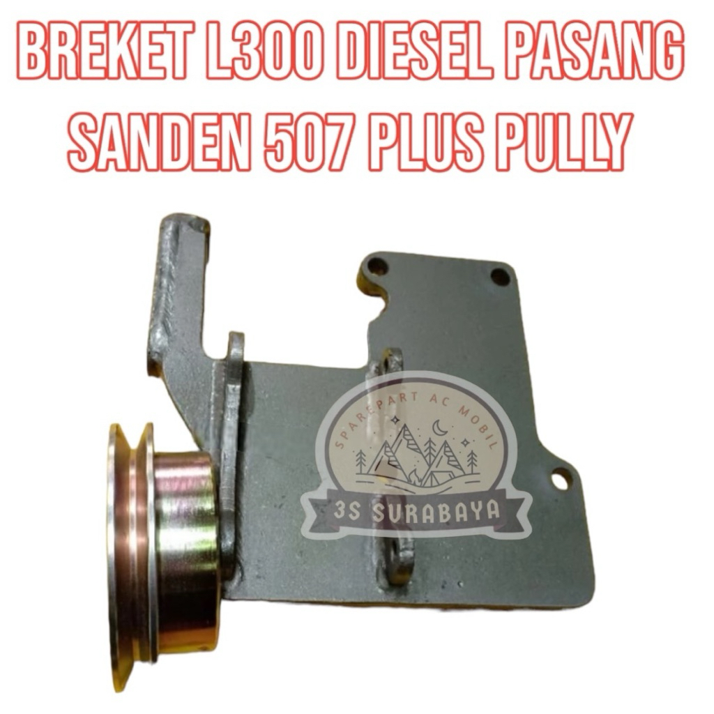 Jual Breket L300 Diesel Pasang 507 Sanden Dudukan Breket Bracket ...