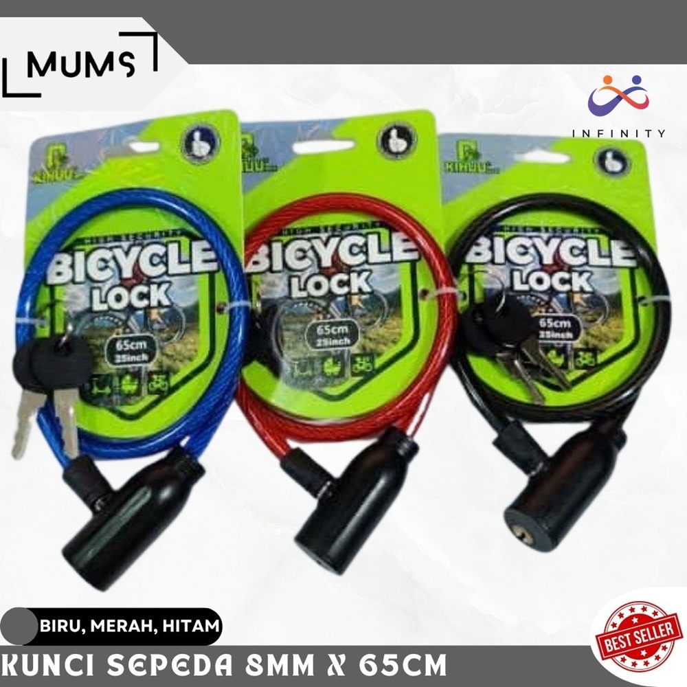 Jual INFTYJkrt - Gembok Kunci Rantai Pengaman Sepeda Motor Helm Kable ...