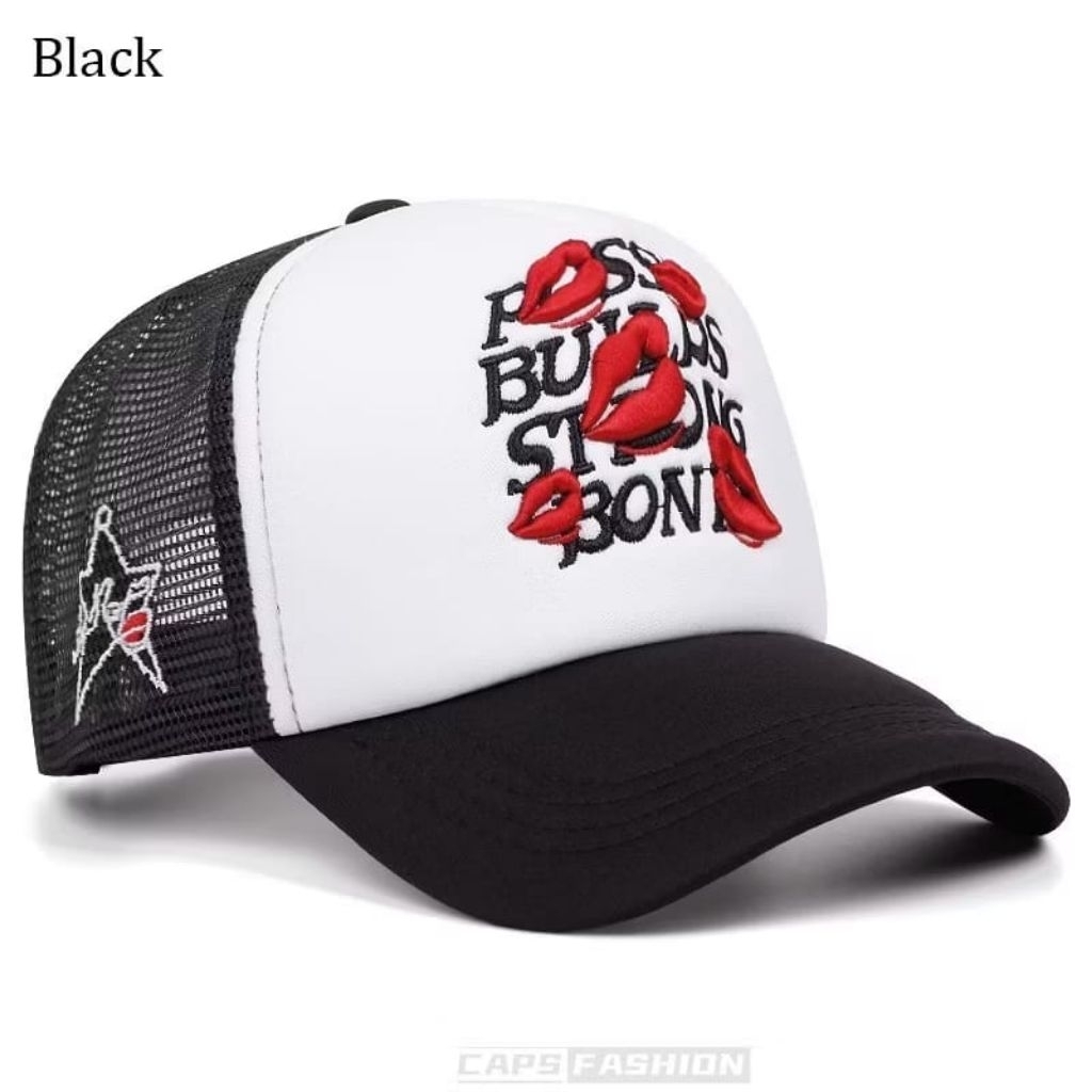 Jual Topi Jaring Trucker Red Lips Bagus Unisex | Shopee Indonesia