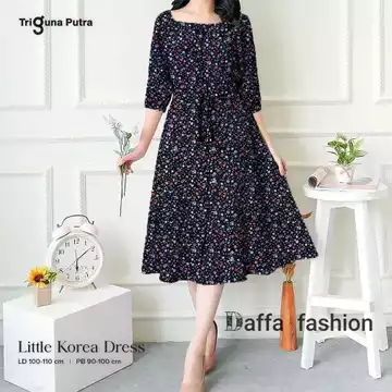 Korean Dress Wanita Dan Cocok Buat Sehari Hari Dan Ke Pesta Baju Wanita