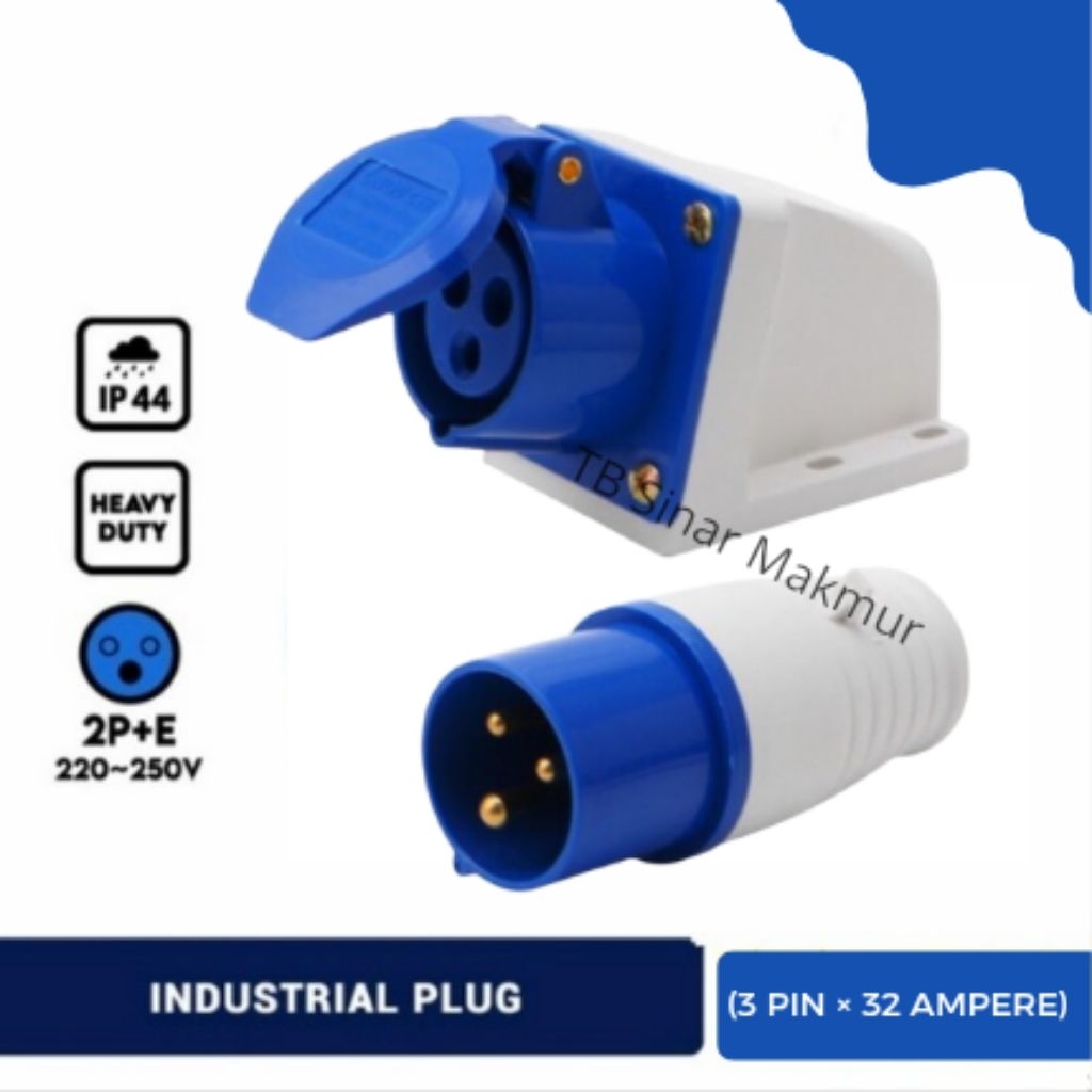 Jual Plug Panel Mobile Surface Mounting Industrial Plug / Soket ...