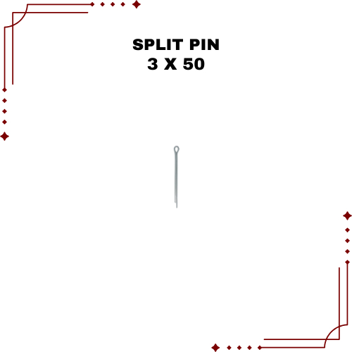 Jual (30, 40, 50 PCS) Split pen Cotter Lock Pin ukuran 3 x 50 Spleed ...