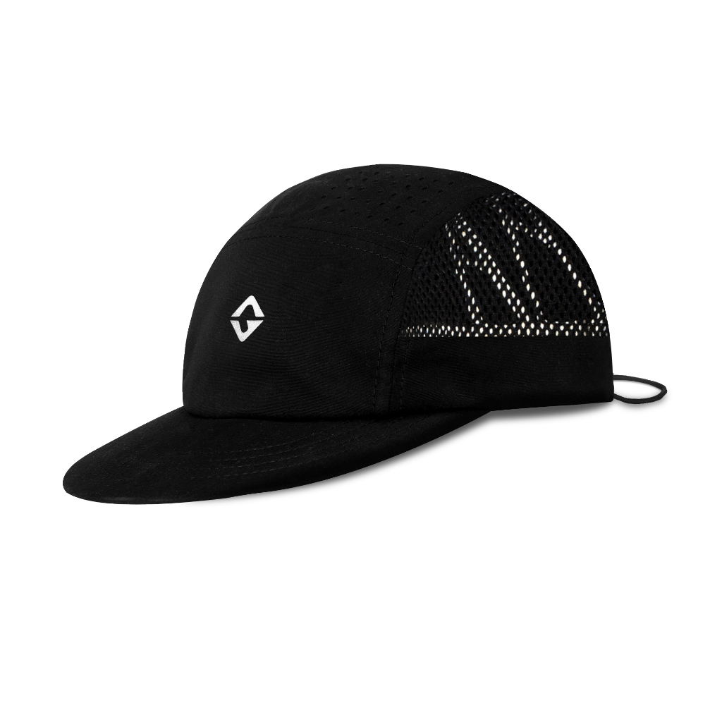 Jual Gloaming Topi Running Five Panel Hitam-Steppa | Shopee Indonesia