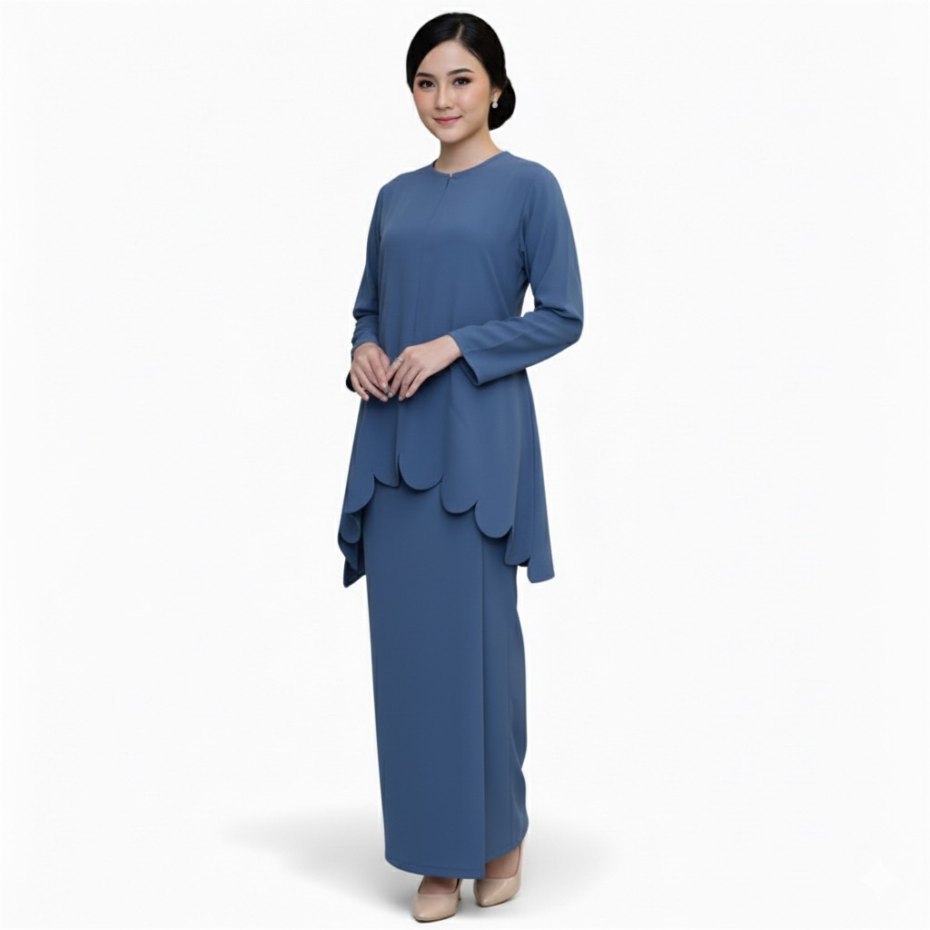 Jual AMARA Set Kurung Melayu Slavina Series Setelan Rok Kurung Malay ...