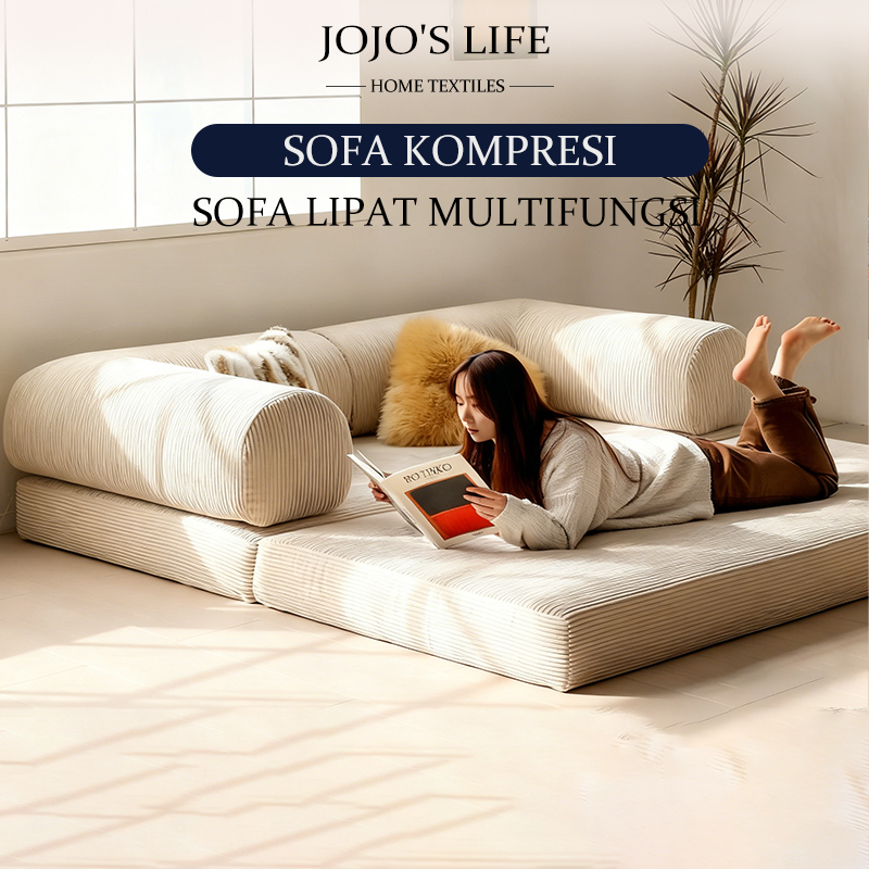 Jual [NEW LAUNCH] Sofa Bed Lipat Minimalis 3 Kursi Bahan Vacuum Anti ...