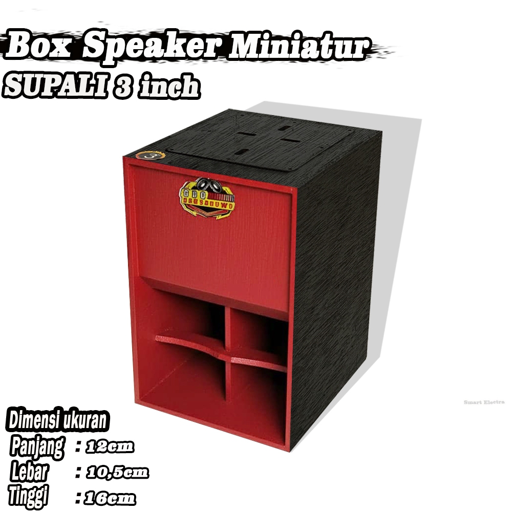 Jual Box Speaker Miniatur SUPALI 3 INCH | Shopee Indonesia