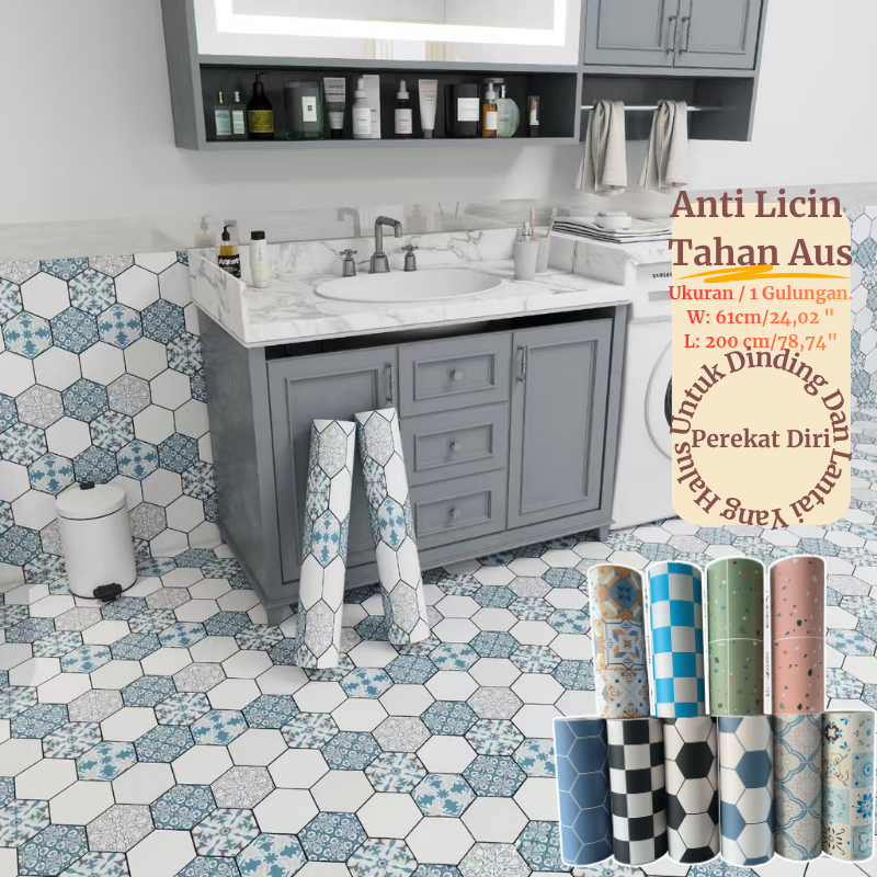 Wallpaper Kamar Mandi Shopee
