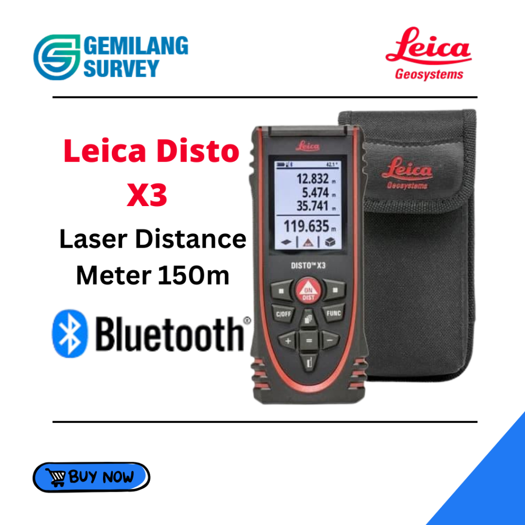 Jual Leica DISTO X3 Laser Distance Meter 150m | Shopee Indonesia