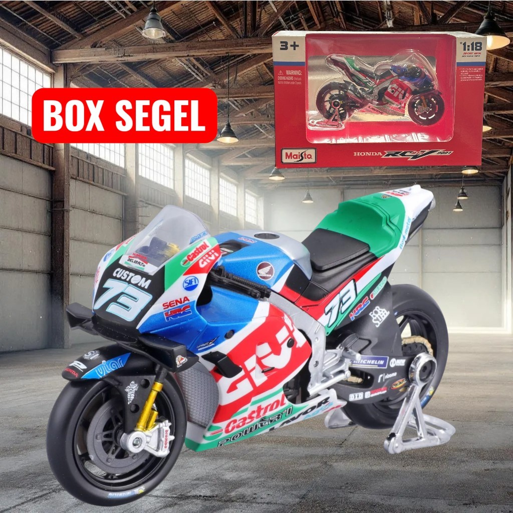 Maisto 36377 - Modellino di moto - MotoGP LCR Honda '21 #73