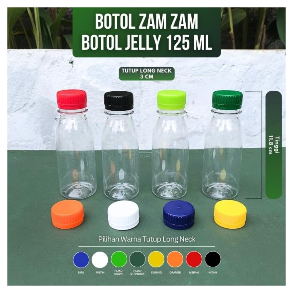 Jual Botol Zam Zam Jelly 125ml 150ml 125-150 ml Minuman Es Kopi Susu ...