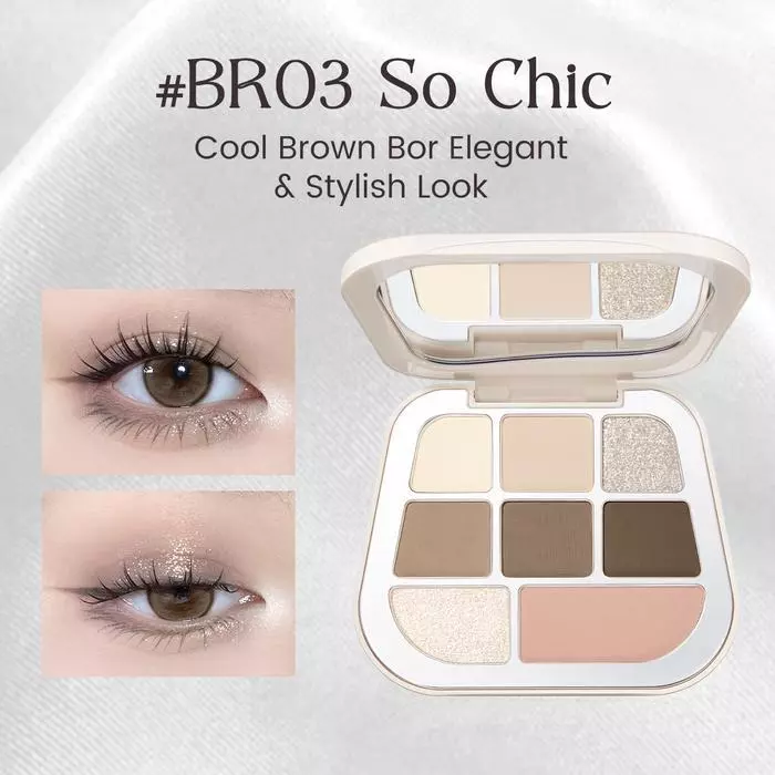 FOCALLURE 8-color High Pigment Eyeshadow Palette