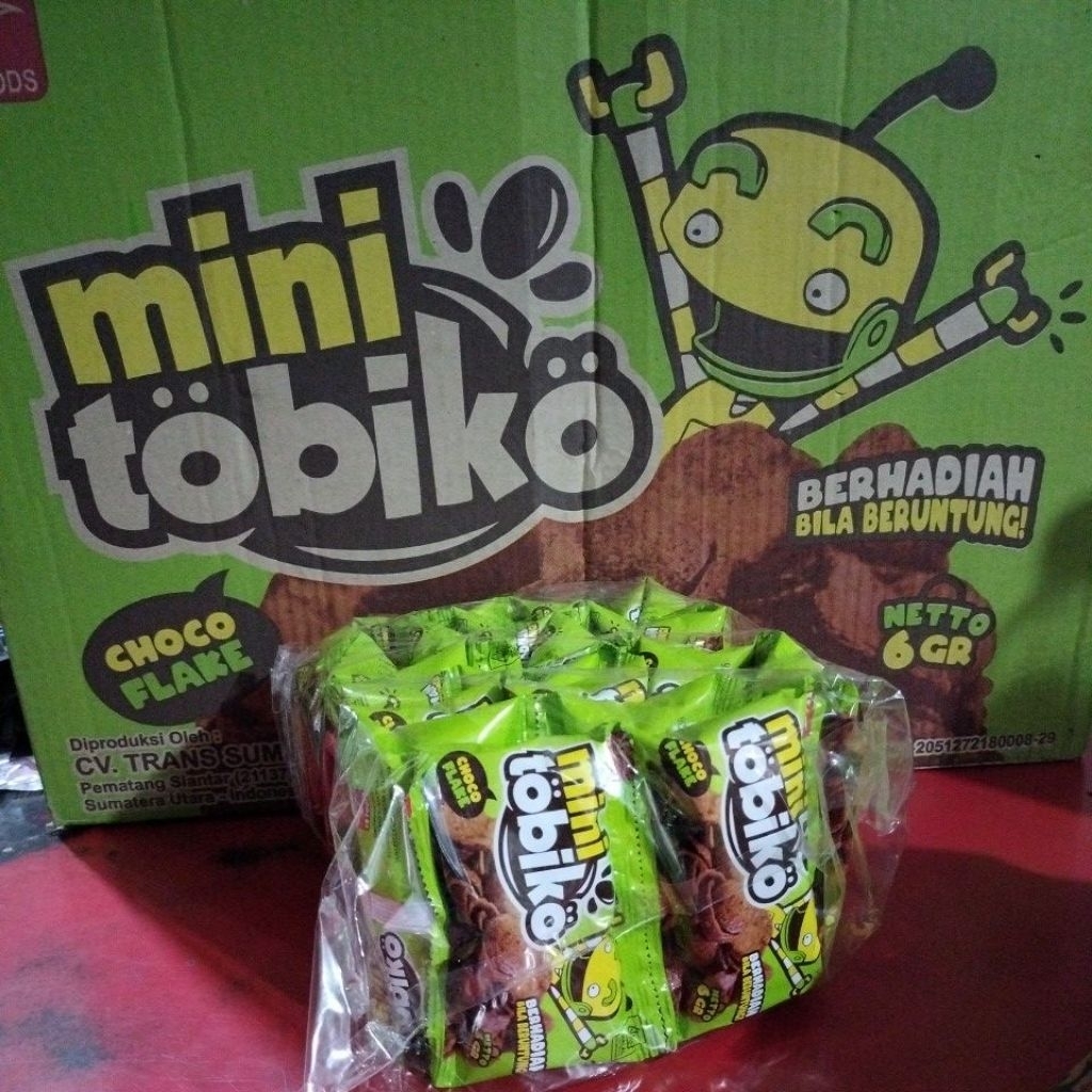 Jual Snack Viral Mini Tobiko Berhadiah Choco Flake harga 20 pcs ...