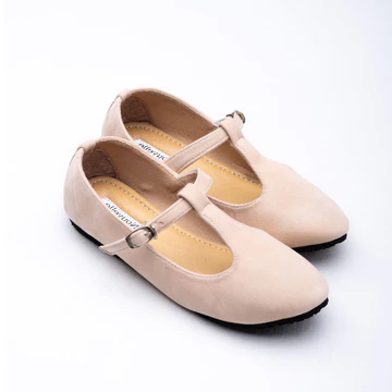 Mary Jane Suade Flatshoes Wanita