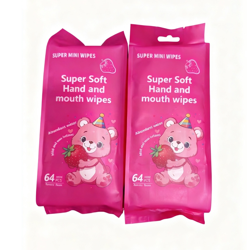 Tissue Basah Travel Size 1 Pack Isi 8 Bungkus/tisu Mini Anak /kartun/tisu Non Al - foto 5