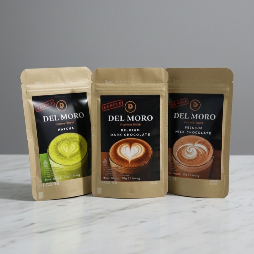 Jual All Variant Sample/Tester DEL MORO Gourmet Powder Drink 30 Gr ...