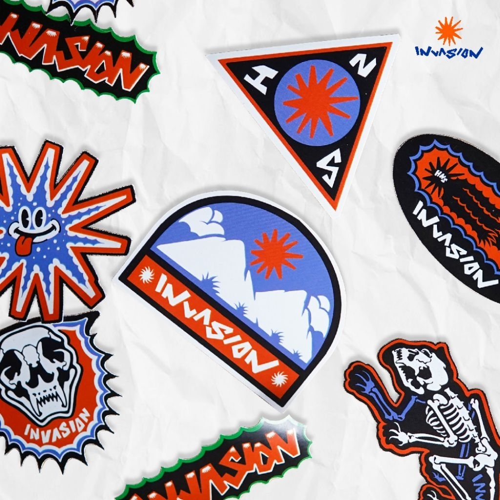 Jual STICKER INVASION Bahan Vinyl Premium | Shopee Indonesia