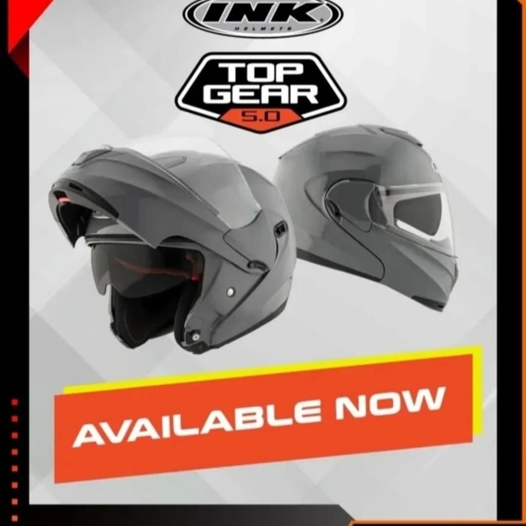 Jual HELM MODULAR INK TOP GEAR 5.0 SOLID | Shopee Indonesia