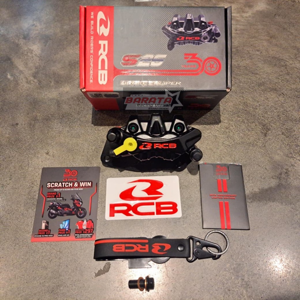 Jual KALIPER RCB S26 SERIES 30TH MOTOR BEAT HITAM | Shopee Indonesia