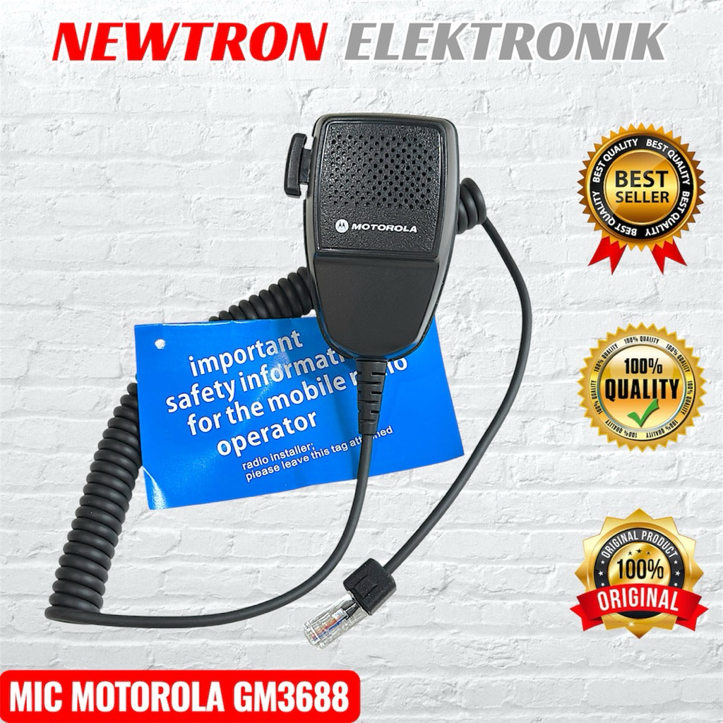 Jual Mic Rig Motorola GM3688 GM3188 GM338 GM300 Xir M3688 M3188 PTT ...