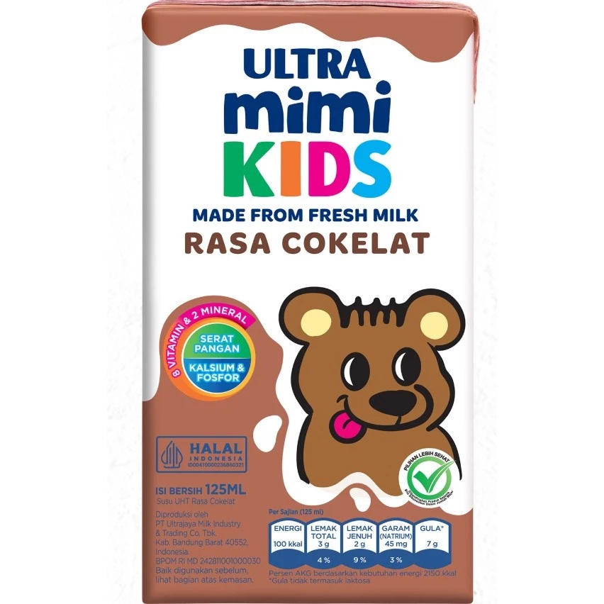 Stok Susu Ultra Mimi Kids 125ml Isi 40 Box di Rumah