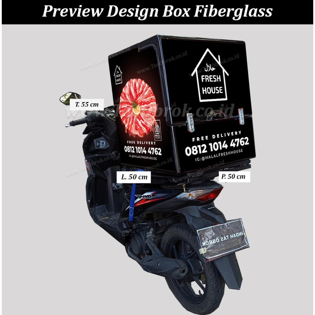 Jual [CUSTOM] Box Fiberglass Motor / Box Delivery Fiberglass | Shopee ...