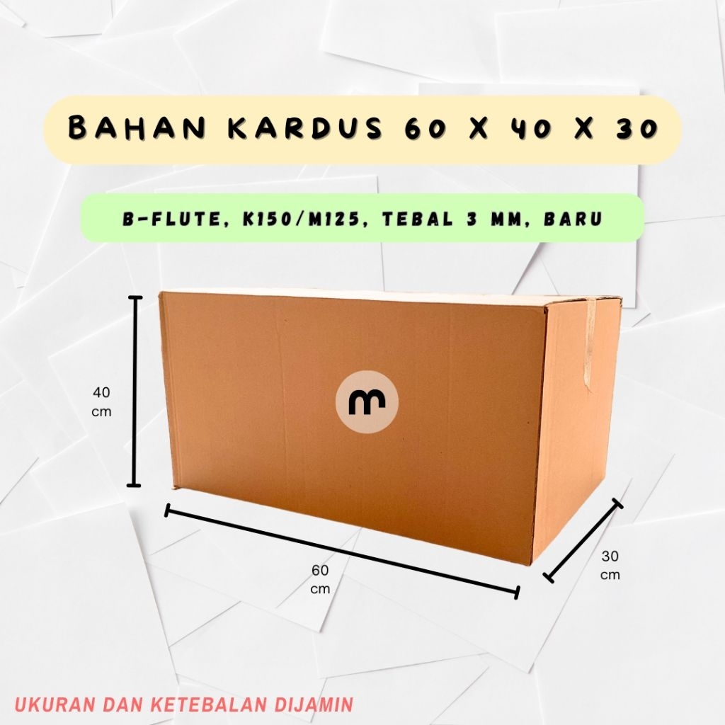 Jual Kardus Packing Besar Untuk Pindahan Tebal uk 60 x 40 x 30 cm ...