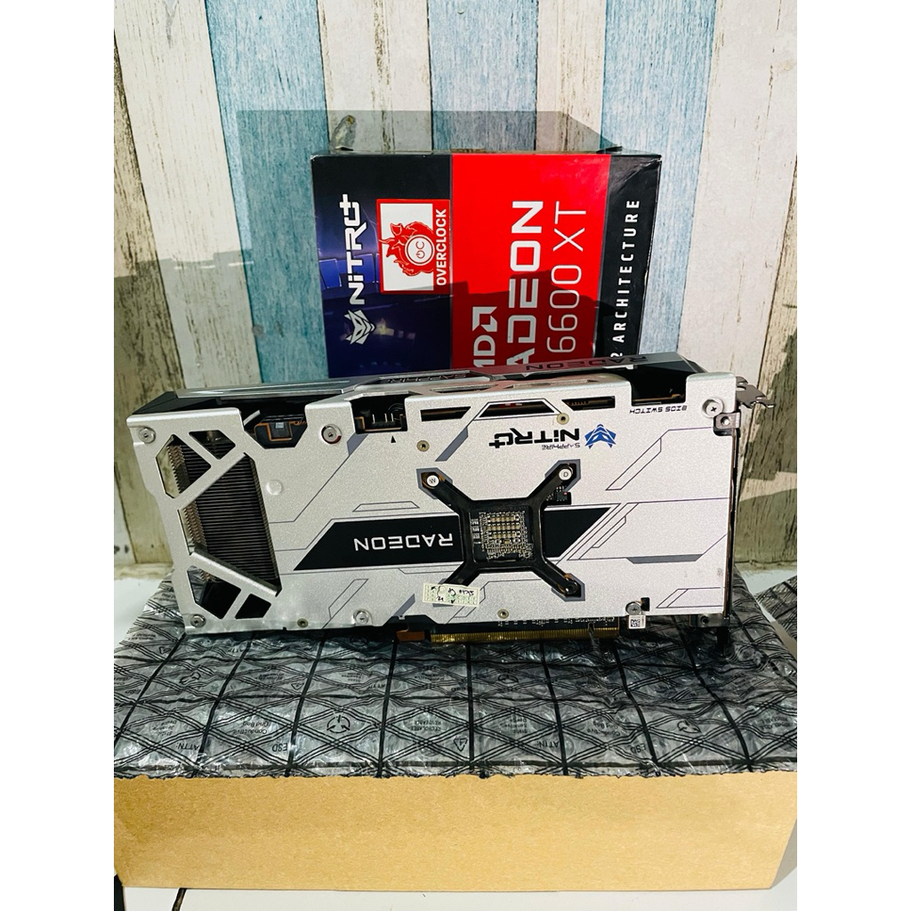 Jual RX 6600 XT SHAPPIRE NITRO+ 8gb GDDR6 Fullset | Shopee Indonesia