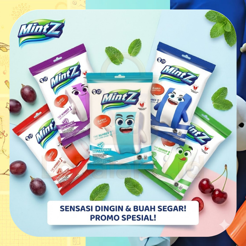 Jual Mintz Candy Chewy 99g | Jajanan Permen Aneka Varian Rasa Buah Mint ...