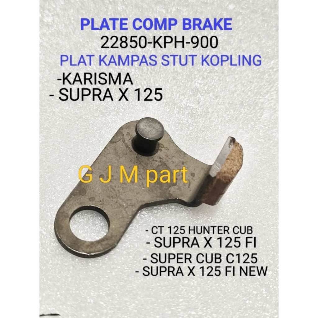 Jual PLATE COMP BRAKE PLATE KAMPAS STUT KOPLING HONDA KARISMA SUPRA X ...