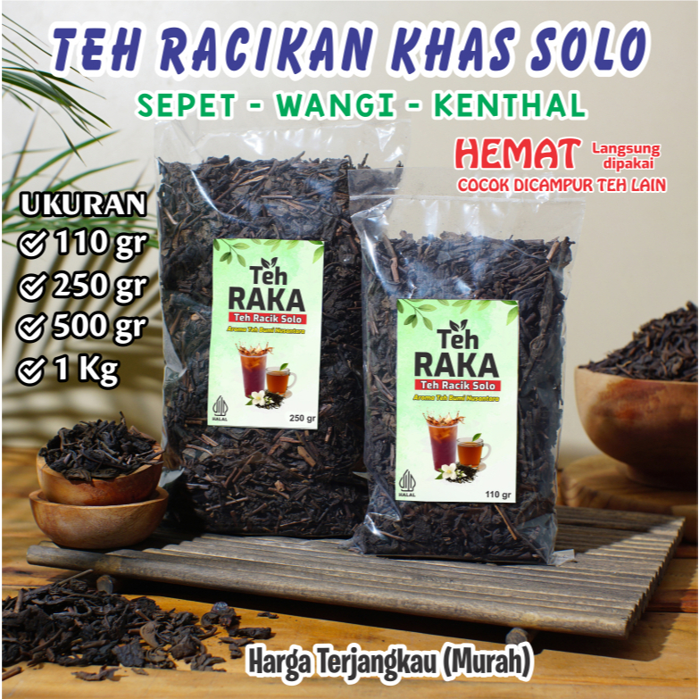 Jual TEH RAKA- Teh Racik khas solo - Teh racikan solo - teh racik - teh ...