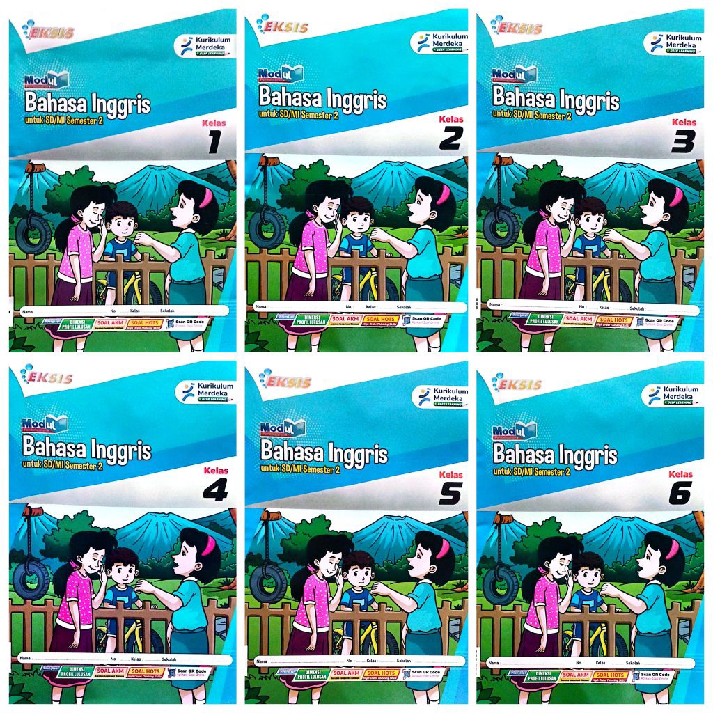 Jual BUKU LKS EKSIS KURMER SD MI BAHASA INGGRIS KELAS 1 2 3 4 5 6 ...