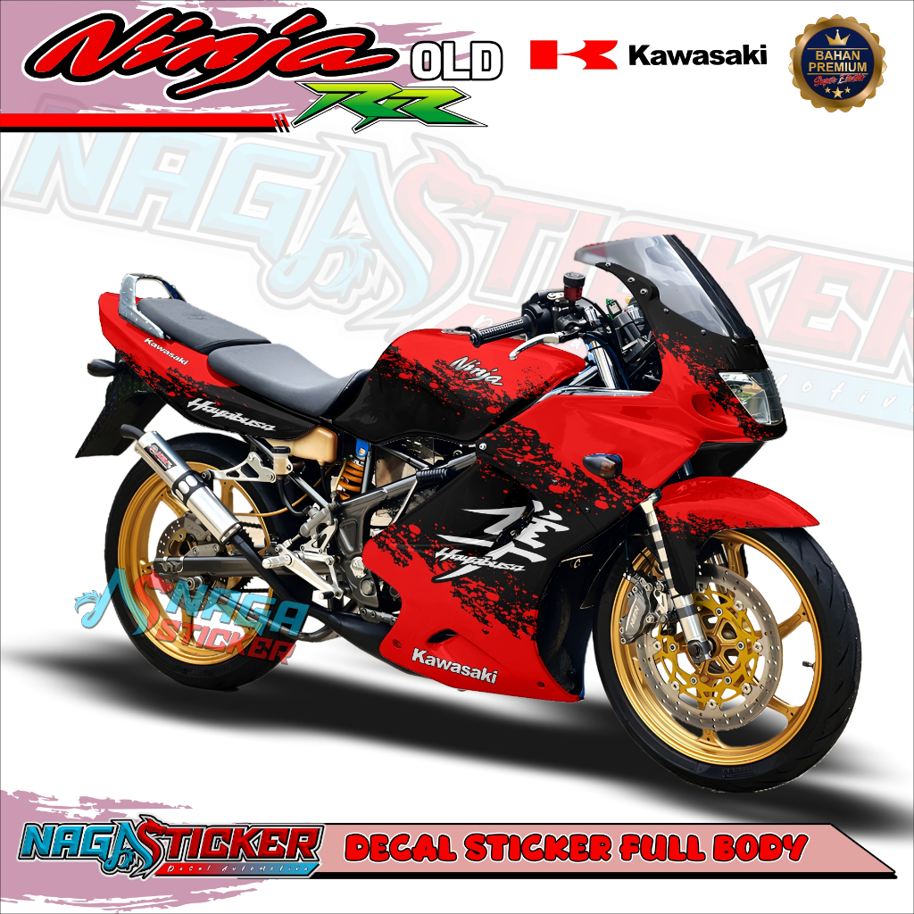 Jual Decal Sticker Motor Full Body Kawasaki Ninja 150 RR Old Motif ...