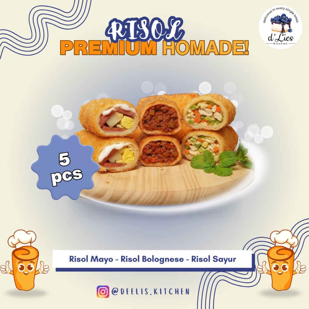 Jual Risol Mayo - Risol Bolognese - Risol Sayur Frozen food | Shopee ...
