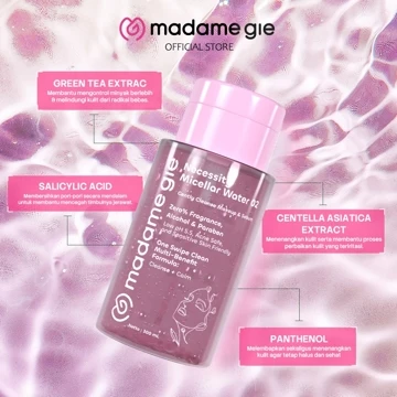 NEW LAUNCH Madame Gie Necessity Micellar Water 02 100ml – Acne Care Gentle Cleanser