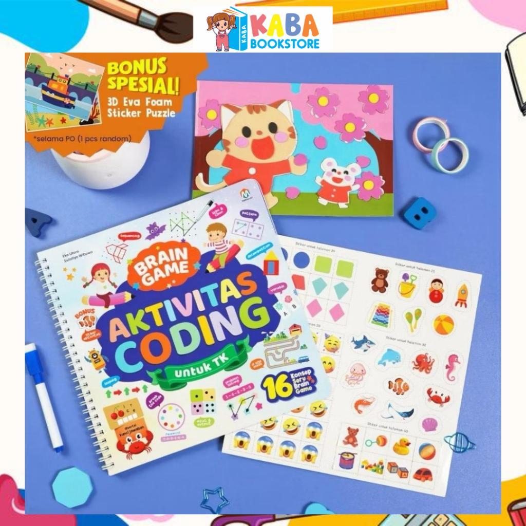 Jual Kaba Book - Buku Brain Game: Aktivitas Coding Untuk TK Edukasi ...