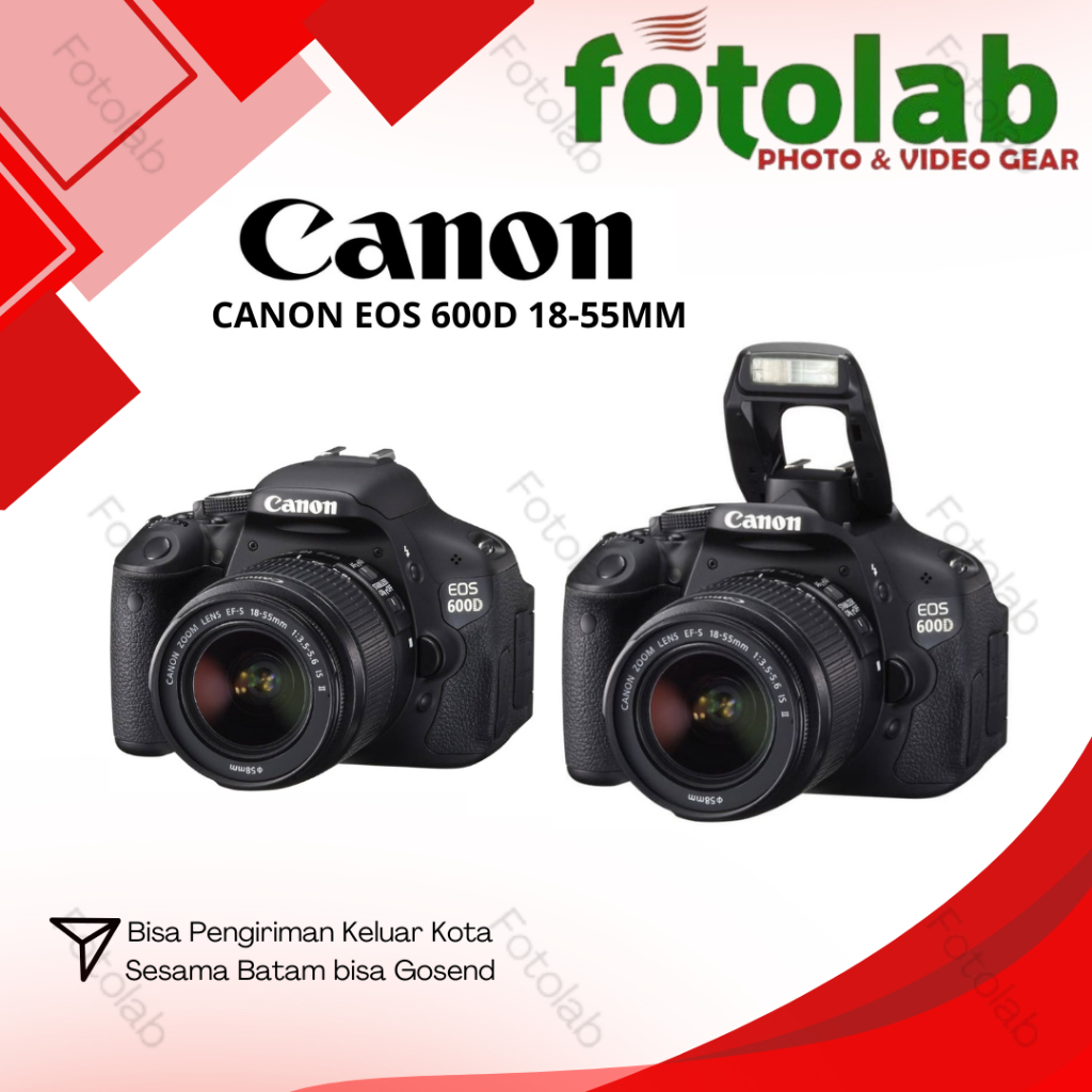 Jual Canon Eos 600D 18-55mm - Camera Canon Eos 600D 18-55mm | Shopee ...