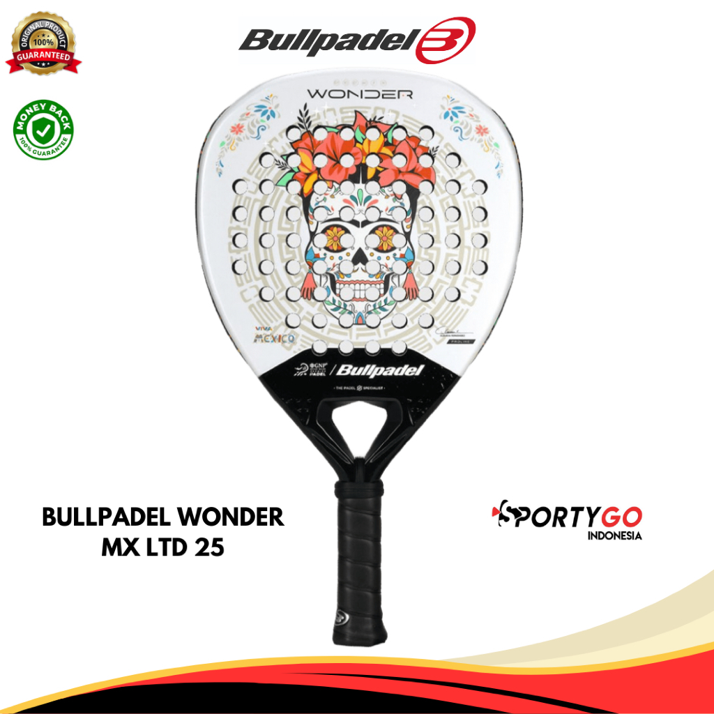 Jual Padel Racket BULLPADEL Wonder MX LTD 25 | Raket Padel Bullpadel ...